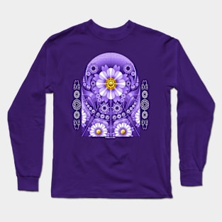 Stainglass Spring Equinox - Violet Edition Long Sleeve T-Shirt